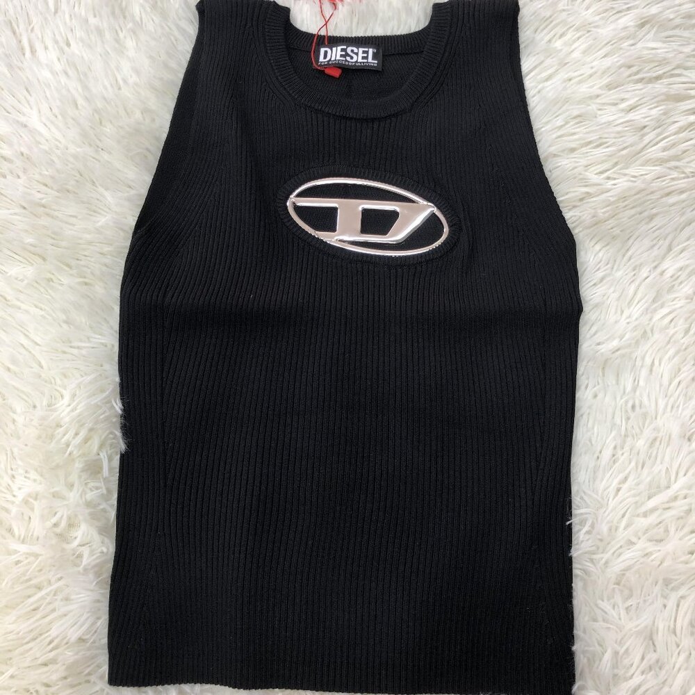💥💥💥❤New Diesel Logo Cutout Tank Top
